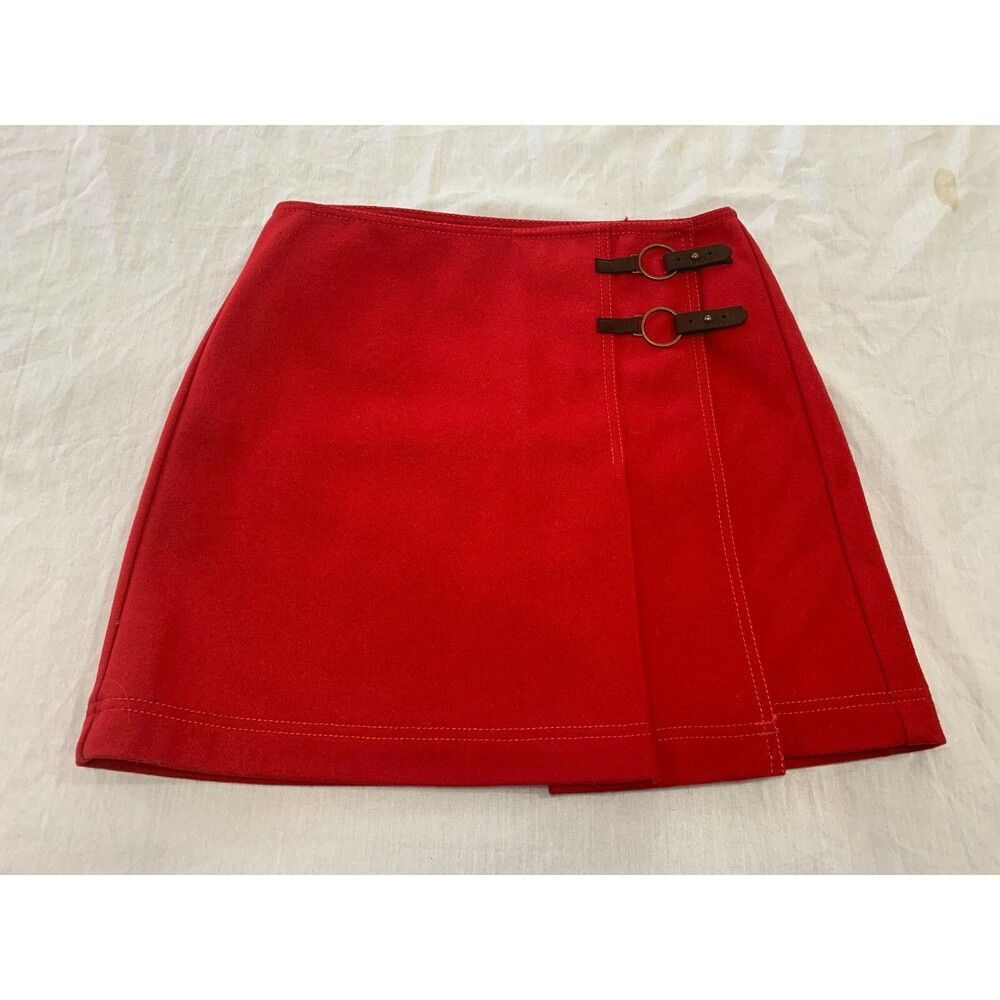 THE LIMITED WRAP WOOL WOMENS SKIRT SIZE 6